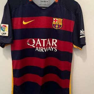 FC Barcelona “Messi” Striped Jersey